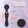 Double Head Powerful Clit Vibrators for Women AV Magic Wand Massager Dildo G Spot Orgasm Clitoris Stimulator Masturbator