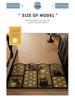 Cartoon Mimi Non-Slip Door Mat - Easy Clean, Dirt-Resistant, Cuttable Silk Loop Foot Pad for Home