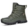 Fashion New Winter Cold Resistance Women Boots Keep Warm Men's Snow Boots Couple Lace-up Outdoor Waterproof Hiking Boots Femme Size 45