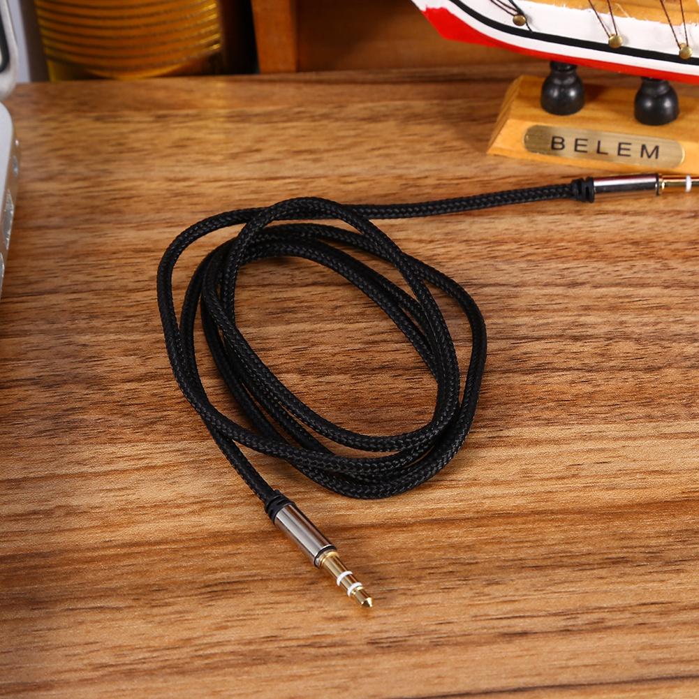 Audio Cable Adapter Jack 3.5mm AUX Cable Male to Male Car Auxiliary Cord Stereo Cable
