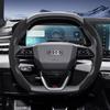 Suitable For  qwe12 Sports Suede Steering Wheel Cover, Split Snap-On Anti-Slip Style, Compatible with Models Such as Q5, Q3, A4,