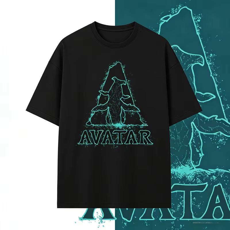 

Avatar Fire Ash Tulkun Avatar Fire and Ash Tulkun Shirt - Avatar 3 Movie Tulkun Logo Art Pure Cotton Printed T-shirt S