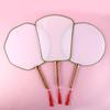 Hand Fan Desk Ornaments DIY Art Painted Fan Art Painting Material DIY Blank Fan Handmade Fan