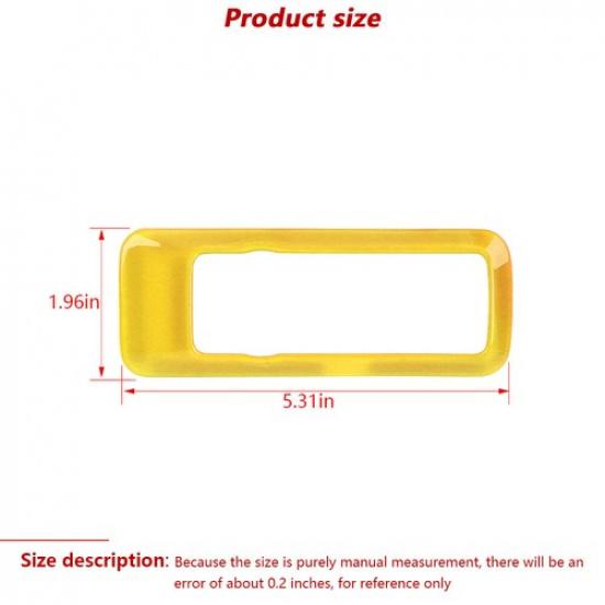 Head Light Switch Cover Trim Interior Yellow Accessories for Ford Bronco +