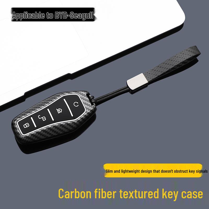 BYD Seagull Key Covers & Card Holder, 2025 Smart/Vitality Edition, Premium Protective Case Buckle.