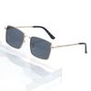 European American Threaded Leg Metal Frame Sunglasses UV Resistant Strong Light Resistant Driving Glasses Fashion