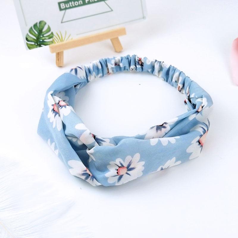 Scrunchies Frau Geknoteter Turban Haaraccessoires für Mädchen Stirnband Turban Elastisches Haarband Kopfwickel Gestreifte Haar-Scrunchies