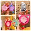 Creative Cartoon Colorful Atmosphere Light Keychain For Couples Wholesale Mini Gifts