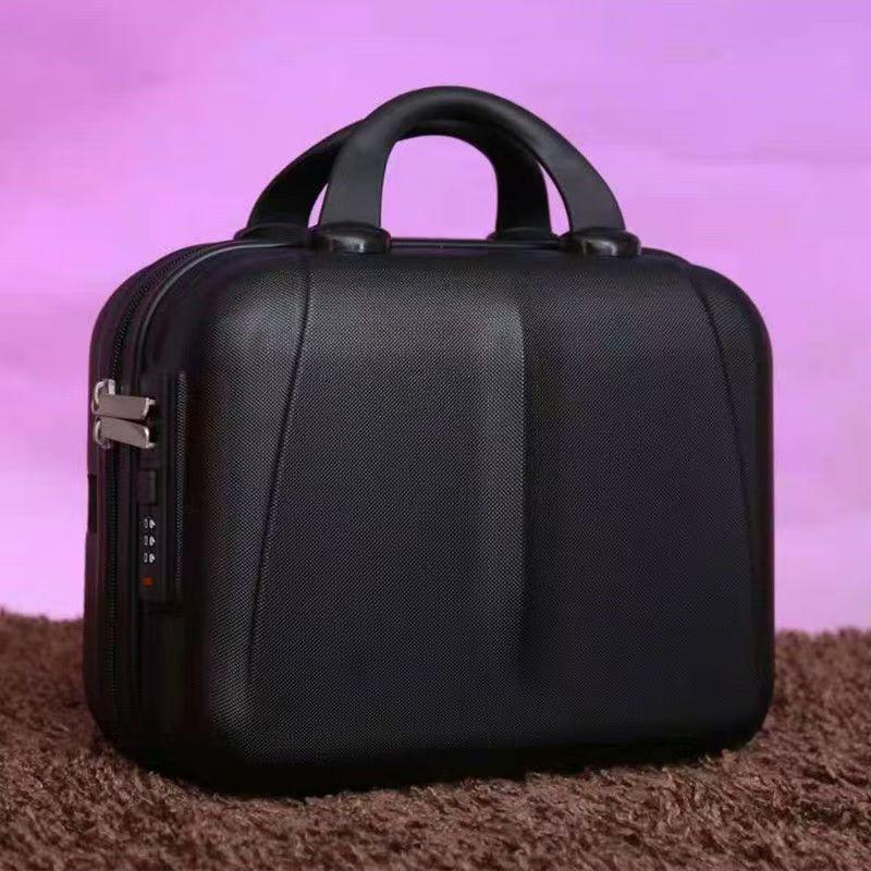 Compact 14" Carry-On & 16" Makeup Case with Lock – Ideal for Women Travelers
