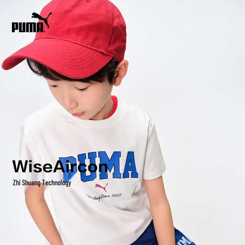 PUMA Kids Summer Short Sleeve T-Shirt 140