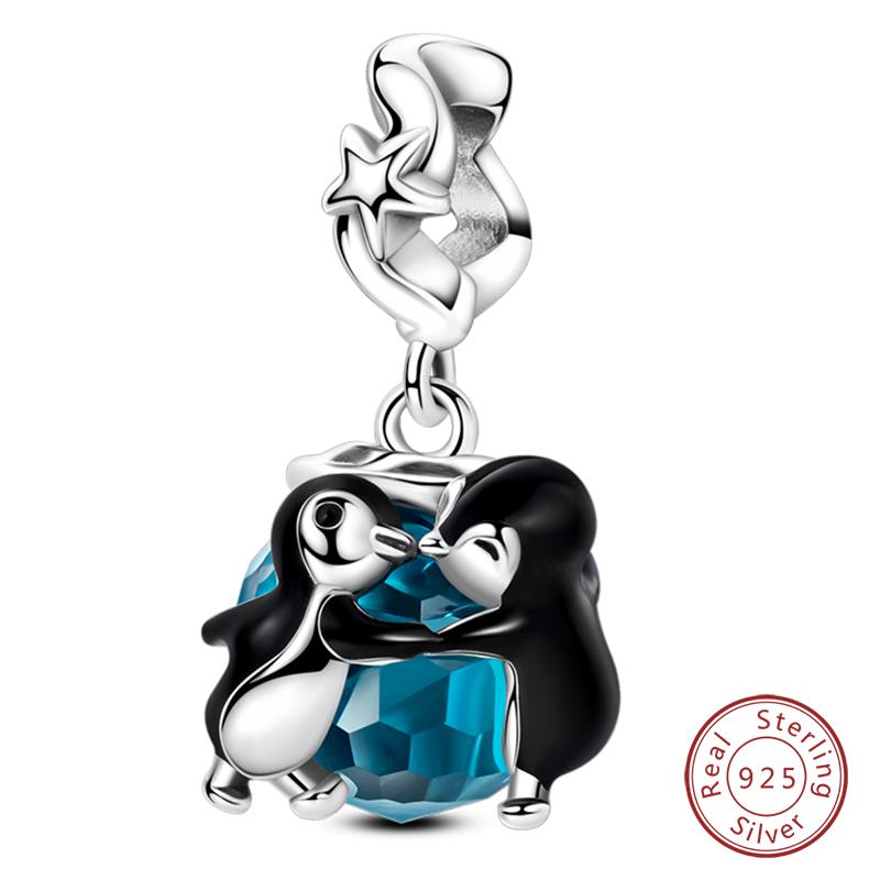 Copper Charms Beads Forever Love Heart Shaped Bow Family Charms Dangle For Bracelet Woman Diy Jewelry Gift