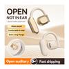 Black M62 Wireless Bluetooth Headset Digital Display Noise Cancelling Surround Stereo OWS Sports Earphone for Travel Business