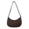 Pu Vintage Stylish New Moon Shoulder Bag In Chic Coffee And Cream Colors Perfect For Use Everyday