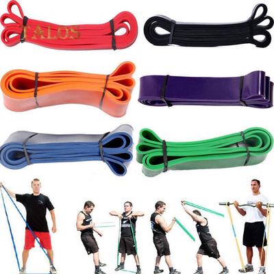 Natural Yoga Resistance Bands Latex Expander Power Cross Fit Gym Rubber Loop Band