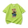 Trendy Girl Bear With Sunglasses Graphic Tee Kids 100 Cotton Crew Neck Casual T Shirt Short Sleeve Muticolor Top For Girls Boys