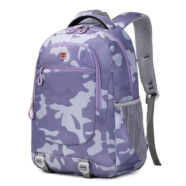 

Новые водонепроницаемые рюкзаки для ноутбука, женские 17-дюймовые школьные рюкзаки для ноутбуков для подростков, студентов, дорожная сумка для деловых поездок Mochila 17 inches фиолетовый