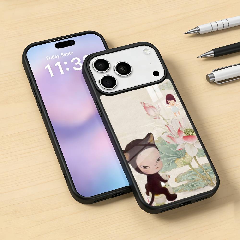 Cute Y-Yoshitomo Nara Phone Case For iPhone 17,16,15,14,13,12,Pro,Max For Magsafe Magnetic Wireless Charging iPhone14Plus