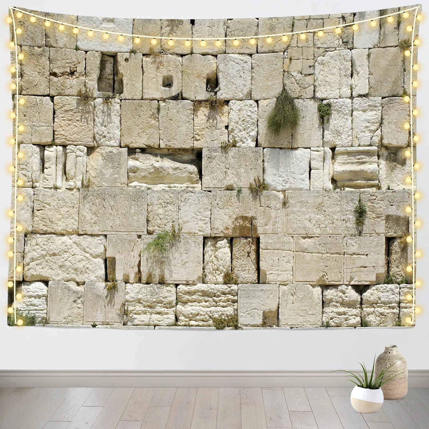 Jmg Household Supplies Unisex Western Wall Jerusalem Tapestry Jerusalem Judaism Ancient Israel Old City Wailing Wall Tapestry Wall Hanging Religious Church