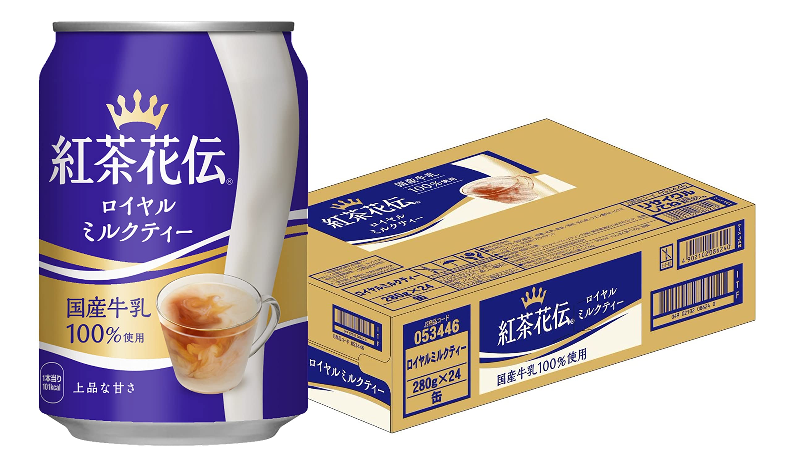 

Чай Coca-Cola Kaden Royal Milk Tea 280 мл банки x 24 бутылки