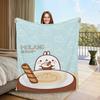 Pătură Aruncare Anime Molang Pătură Aruncare Drăguță pentru Canapea Lenjerie de Pat de Lux Pături de Pat Decor Canapea Pufos Carouri Cobija Genunchi Moale