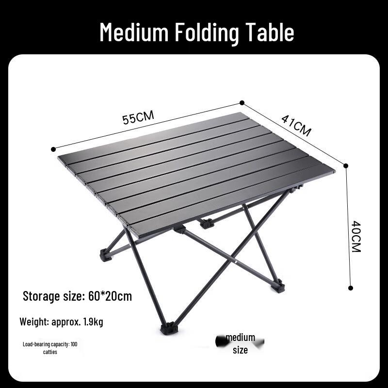ZISIZ Outdoor Folding Camping Table