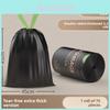 Household Heavy Duty Drawstring Trash Bags With Handles For Kitchen And Home Use