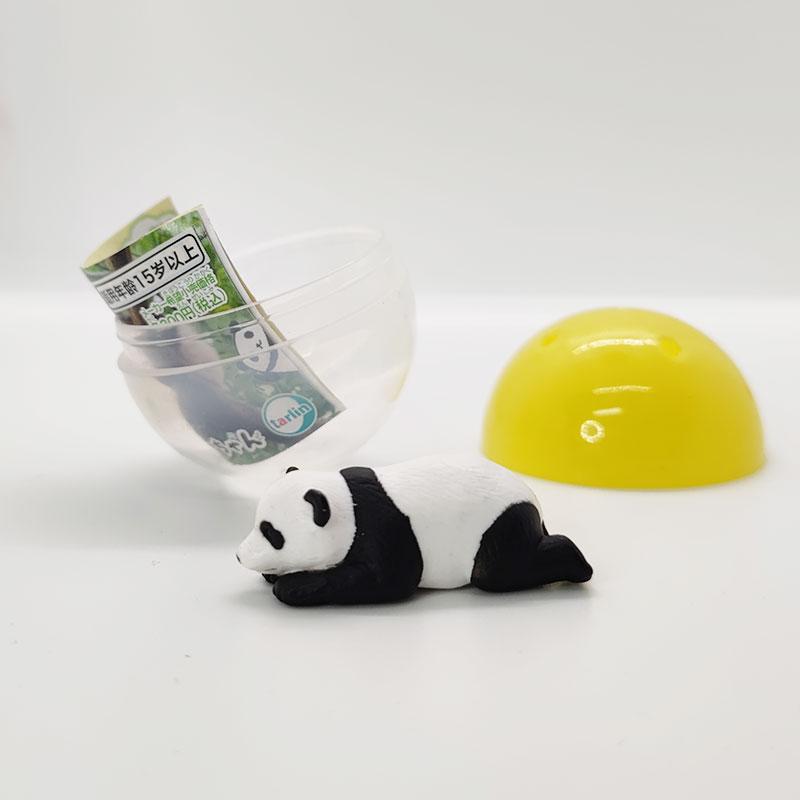 Gashapon Capsule Toy Giant Panda Feederes Riesenpanda Animals Ornaments Model Toy Gacha Collection Action Figure Model Toys