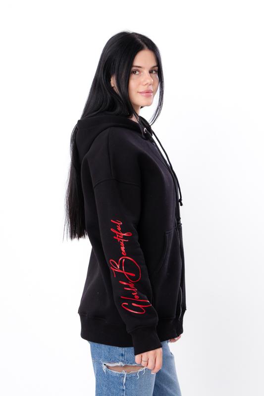 Bluza z kapturem (damskie) Zima 3357-025-33 HC