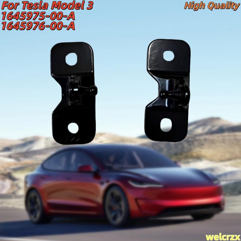 Car Front Hood Bracket 1645975-00-A 1645976-00-A For Tesla Model 3 2017- 2023 Hand Active Hood Spreader Bar Lid Strut Reinforced
