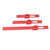 3PCS Woodworking Ruler Adjustable Slider Angle Gauge Aluminum Pocket Ruler for Marking Locating