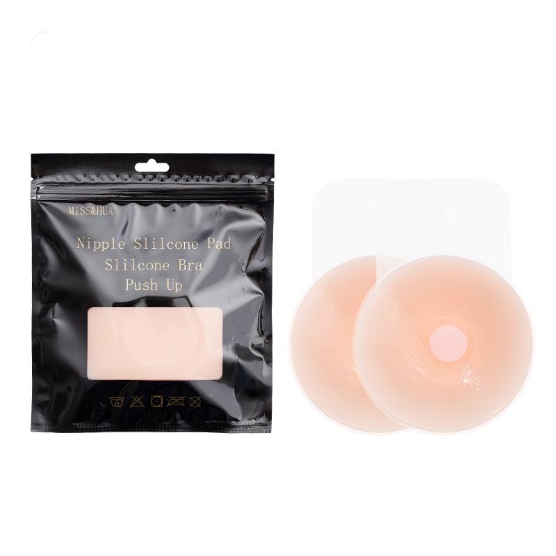 Anti-Sagging Invisible Silicone Nipple Covers for Large Breasts, Prevents Show-Through, for Wedding Dresses, Strapless, Thin, Anti-Protrusion.