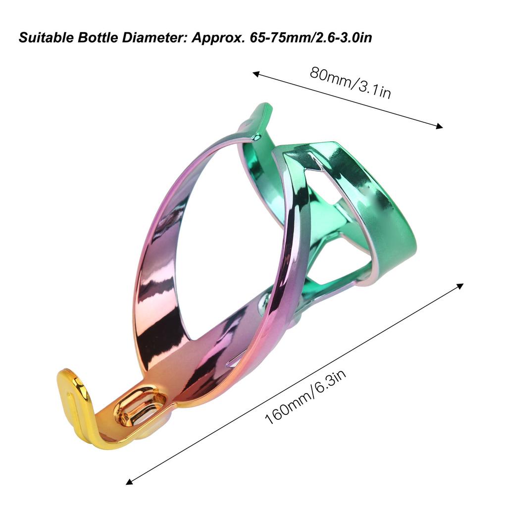   Mountain Bike   Water Bottle Cage Colorful Bottle Secure Retention System