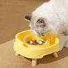 Plastic Pet Dog Cat Bowl Protect Cervical Vertebra Cat Food Bowl Pet Four Legged Bowl  for Dogs
