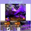 Fun And Spooky Spider Lights For Halloween Battery/usb Operated Purple Color 2m/5m 20/50 Lights