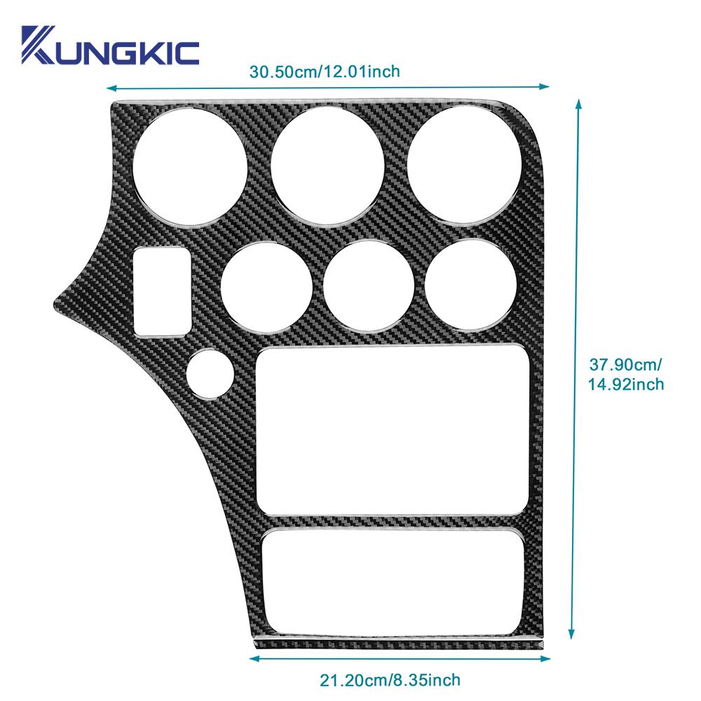 Real Soft Carbon Fiber Sticker For Alfa Romeo 159 2005-2018 2019 2020 2025 2025 2025 LHD RHD Car Center Console Panel Frame Trim