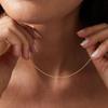 eManco Classic Fine Chain Necklace Stainless Steel Adjustable Women's Accessories Wholesale