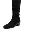 New Spring and Autumn Boots Children's Long Boots Thick Heel Pile Boots Western Cowboy Boots Tall Skinny Knight Boots