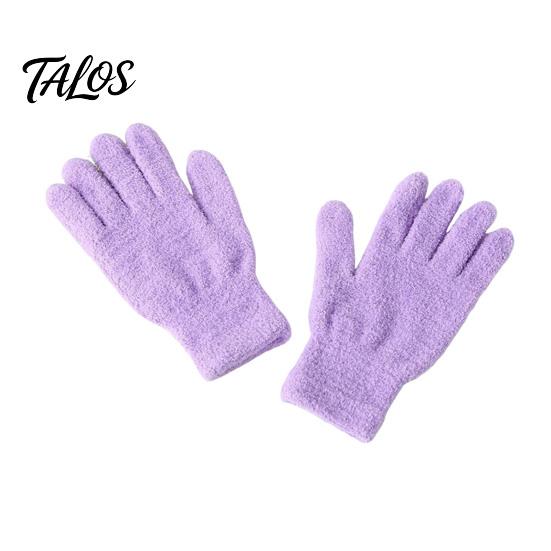 Anti Cold Windproof Mittens Winter Warm Coral Fleece Gloves for Women, Soft Five Finger Solid Color Accessories Gloves, Thermal Autumn Breathable Hand