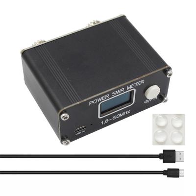Mini QRP 150W SWR Antenna Tuner 1.6-50MHz SWR-HF Short-Wave Standing Wave-Meter Swr/Power Meter Fm-Am/Cw-Ssb Accessory