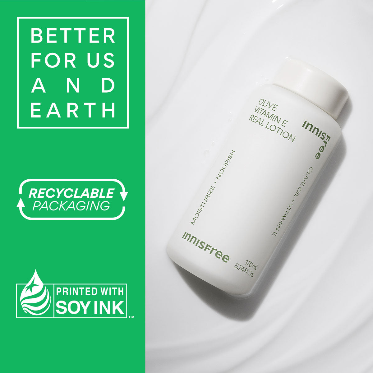 

Innisfree Olive Vitamin E Real Lotion 170ml AUTHENTIC STORE