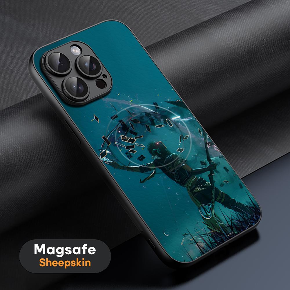 Clair Obscur Expedition 33 Hot Game Phone Case For iPhone 16 15 14 13 12 11 Plus Pro Max  High-end Luxury Magsafe Sheepskin