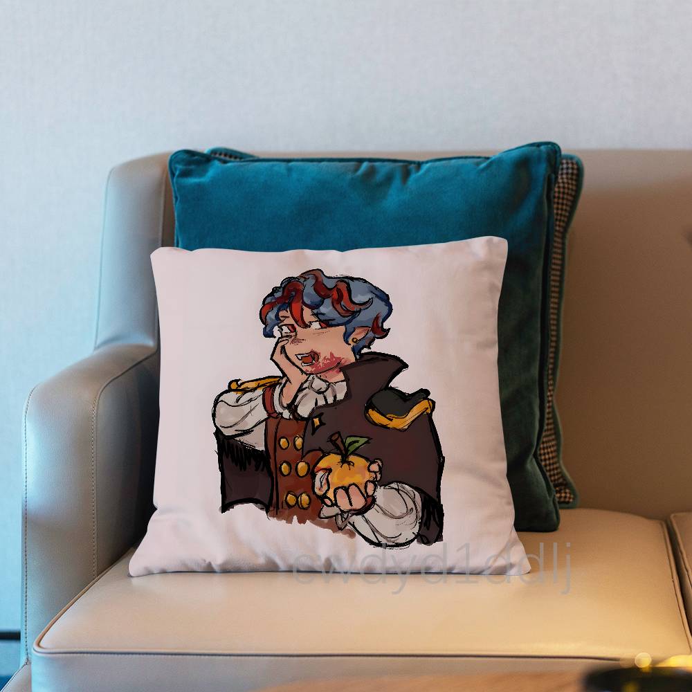 S-Scott Smajor Vampires Smp Pillow Case Short Plush Sofa Decorative Gift Home Double-Sided Printing Cushio