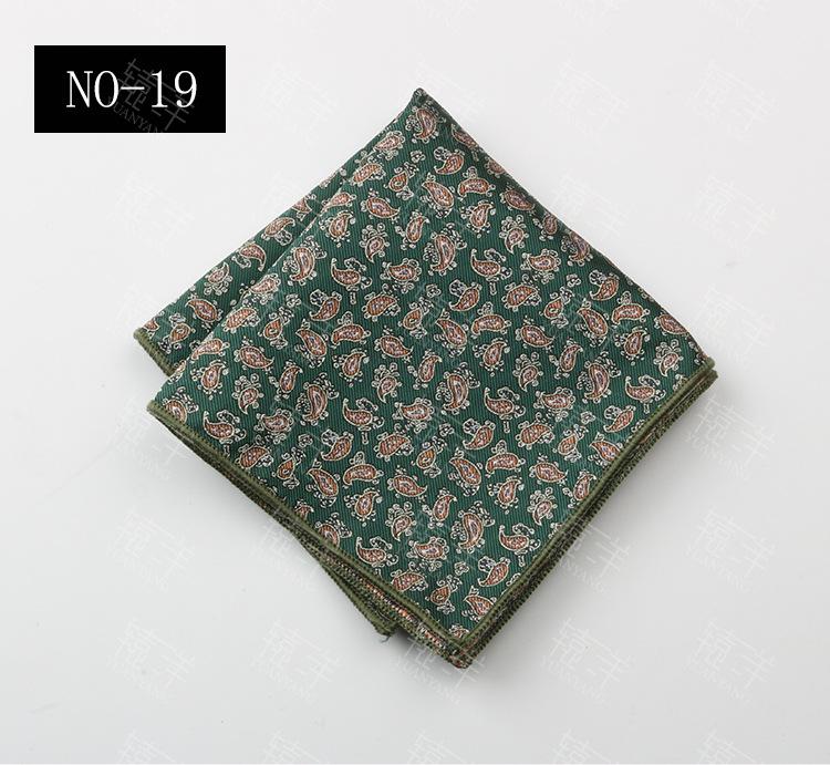 2024 Dress Business Wedding Suit Pocket Small Silk Square Towel Striped Breast Towel Handkerchief Banquet Gift Box