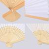 Cute Mini Blank Fan Child Kids Diy Art Fan Wedding Birthday Party Favors Girlfriend Boyfriend Idea Gift Children Diy Drawing Fan