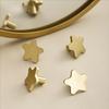 Brass, Five Pointed Star Handle, Children's Room Cabinet Door, Cabinet Drawer, Furniture, Five Pointed Star, Small Handle