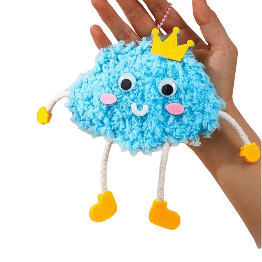 Cartoon Fruit Embroidery Doll Pendant Wool Embroidery Handmade Crafts Toys  Educational Toys
