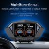 Smart Car Inclinometer   Tilt Meter Digital   GPS Speed Meter OBD Speedometer Display Speed, Voltage, Water temperature Roll Angle, 