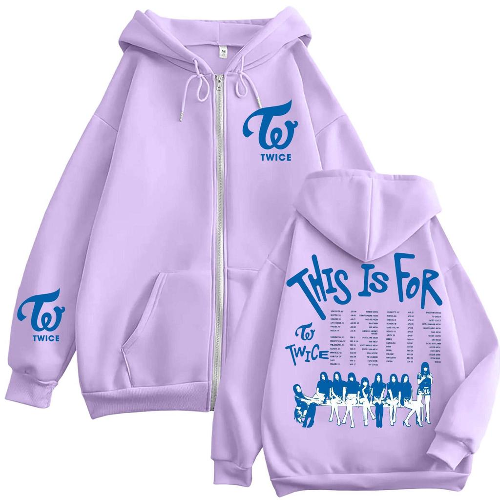 Damen Casual Mode Bedrucktes Langarm-Kapuzensweatshirt mit Reißverschluss