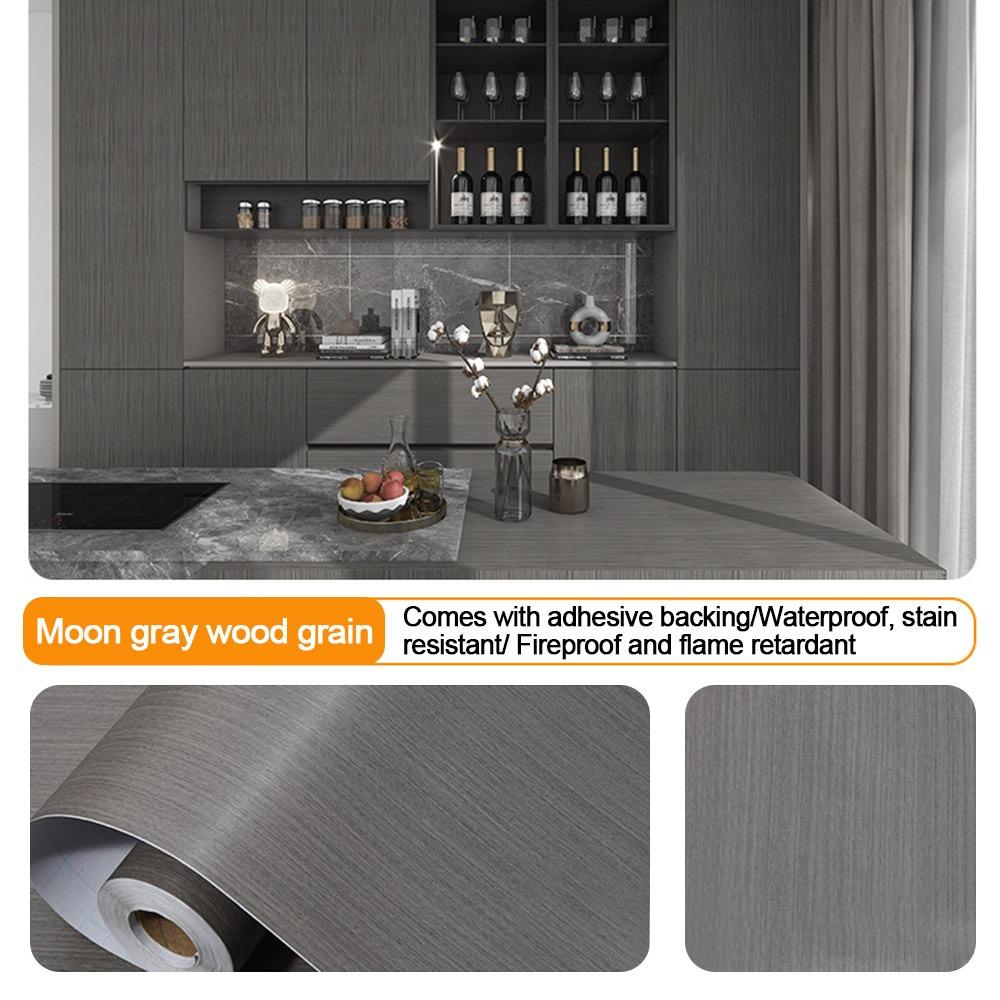 3D Selbstklebende Tapetenrolle 40*300cm Folie Selbstklebende Tapete Neue Holzmaserung Aufkleber