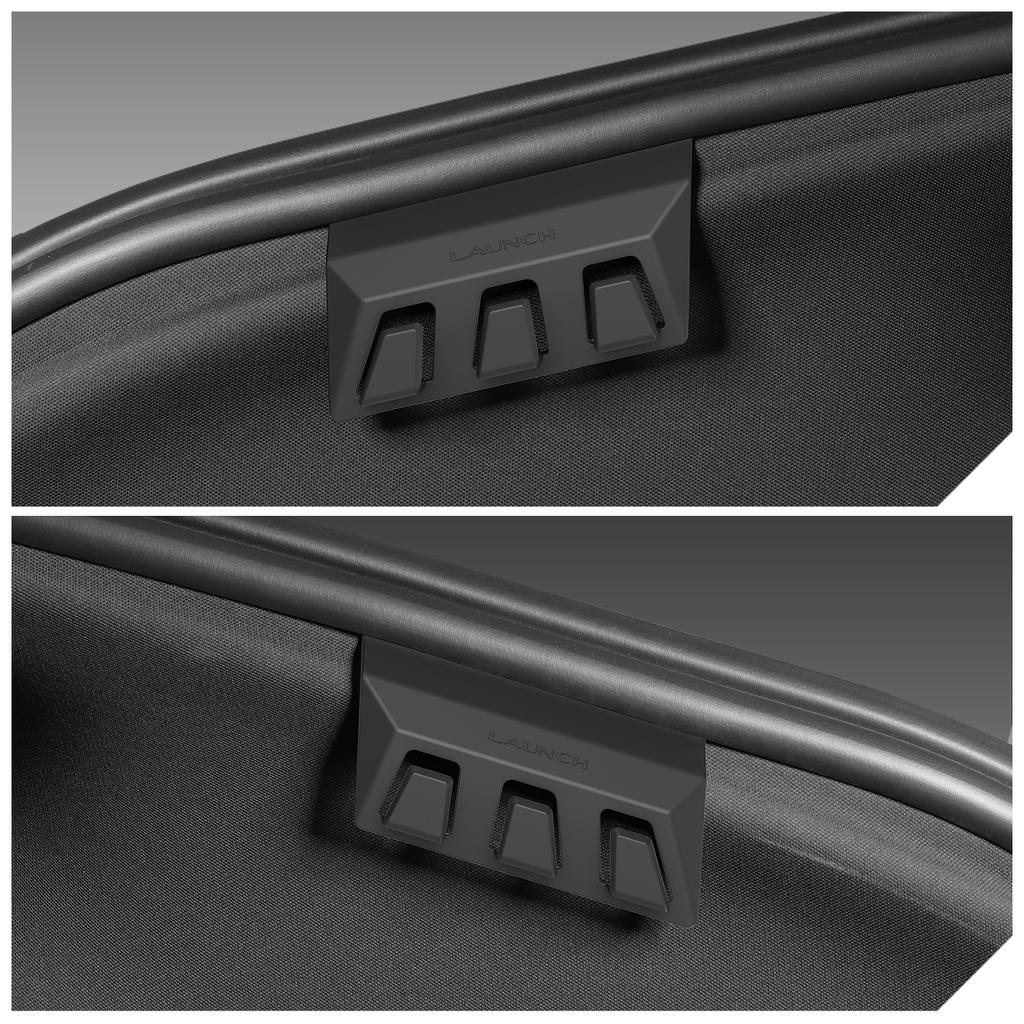 LUCKEASY for Tesla Model Y Juniper Launch/YL 2025 2026 Rear Trunk Hook Hidden Organizer Umbrella Bag Hanger Storage